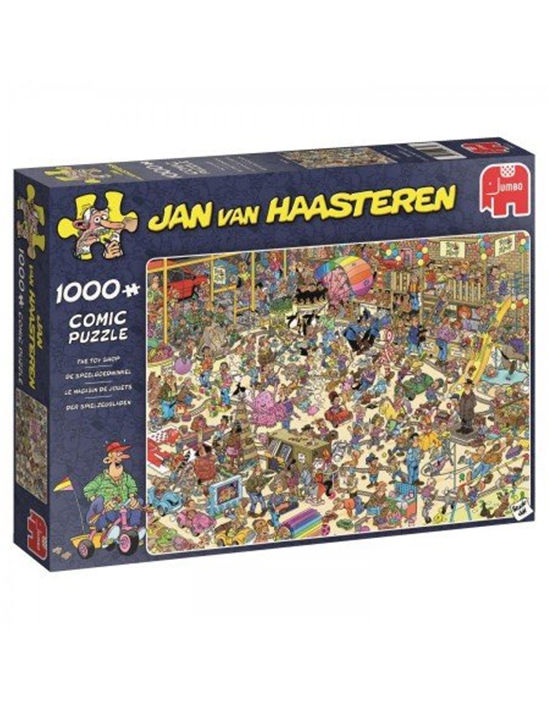 Ramen wassen zegen Lyrisch De Speelgoedwinkel - Jan van Haasteren (1000)